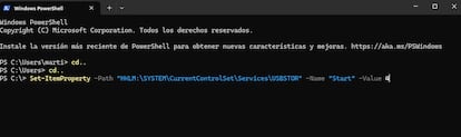 Uso de PowerShell en Windows 11