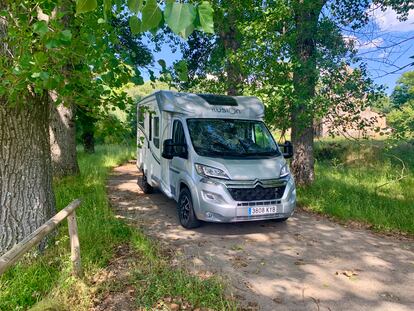 Uno de los vehículos de Autocaravanas Sanabria.