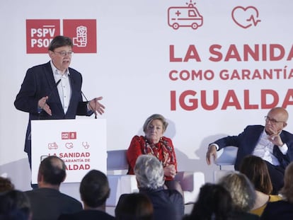 Ximo Puig, en el acto de este sábado.