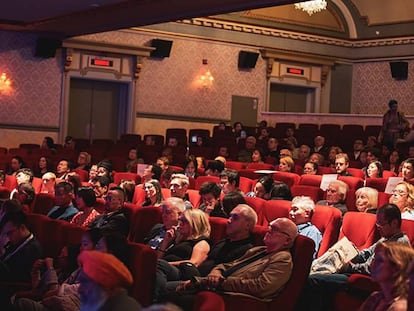 Una sala, durante el festival.