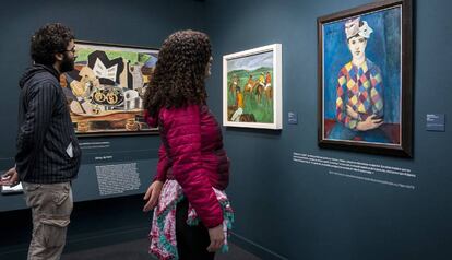 Tres obres del falsificador hongarès Elmyr de Hory a l’estil de Braque, Degas i Picasso.