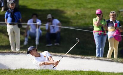 Luis Masaveu, en la primera jornada del Open de España.