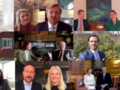 Los miembros de distintas casas reales europeas, en el vídeo sorpresa de felicitación a Margarita de Dinamarca por su 80º cumpleaños