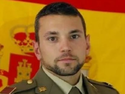El sargento Rafael Gallart Martínez, fallecido en un salto paracaidista.