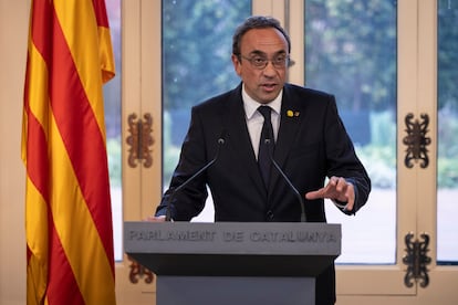 El presidente del Parlament convoca un pleno para oficializar que la investidura nace huérfana en Cataluña
