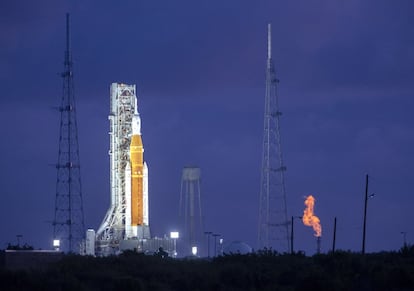 El lanzamiento de la misión espacial no tripulada Artemis I de la NASA, compuesta por la nave espacial Orion y el cohete del Sistema de Lanzamiento Espacial, no se ha llevado a cabo finalmente este lunes por problemas en los motores.