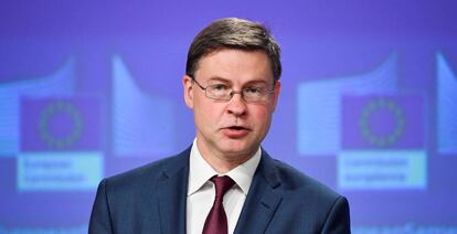 Valdis Dombrovskis,  responsable de Estabilidad Financiera, Servicios Financieros y Unión de los Mercados de Capitales