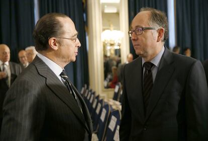 Antonio Vázquez, presidente de IAG, y Luis Gallego, presidente de Iberia.