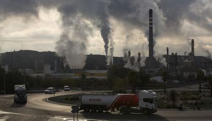 Refinería de Cepsa en La Línea de la Concepción, en Cádiz.