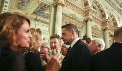 Inauguraci&oacute;n de la temporada oper&iacute;stica en el teatro del Liceo. 