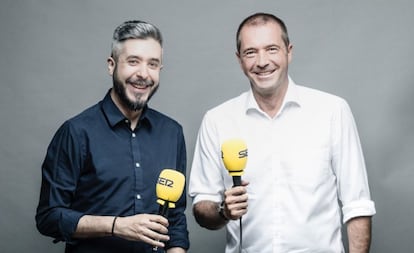 Dani Garrido y Manu Carreño, locutores de Cadena Ser.