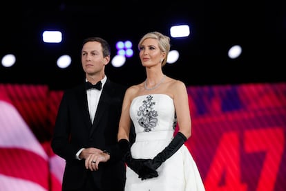 Jared Kushner e Ivanka Trump en el Baile Inaugural de la Libertad, este lunes en Washington.