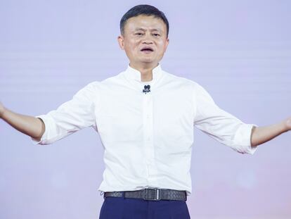 Jack Ma, fundador do site de vendas Alibaba, em Hangzhou, China, em 2019.