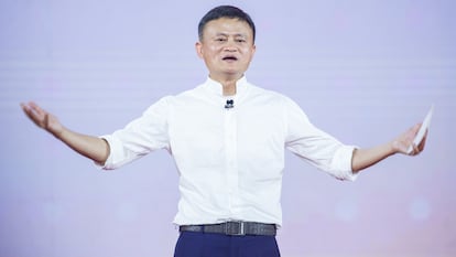 Jack Ma, fundador do site de vendas Alibaba, em Hangzhou, China, em 2019.