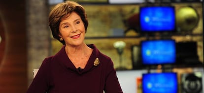 Laura Bush, en una entrevista en la cadena CBS en 2013.