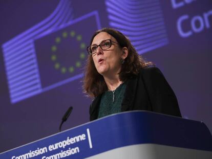 La comisaria de Comercio, Cecilia Malmström.