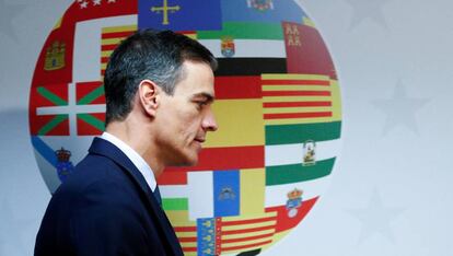 Pedro Sánchez el pasado viernes en Bruselas.