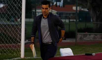 Márquez en las instalaciones del club Atlas en Guadalajara (Jalisco)