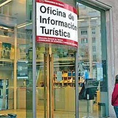 Oficina de Turismo de la Comunidad de Madrid en el centro de la capital.