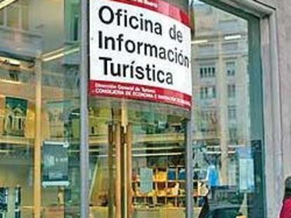 Oficina de Turismo de la Comunidad de Madrid en el centro de la capital.
