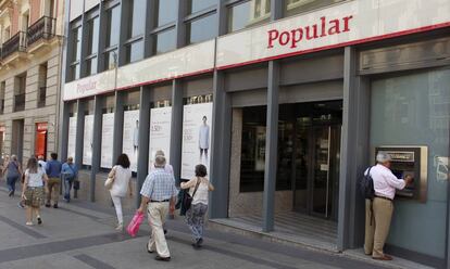 Una sucursal de Banco Popular