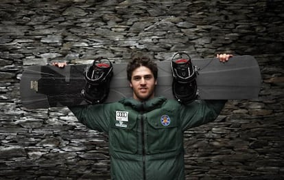 Lucas Eguibar, antes de viajar a Sochi. 