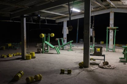 Gimnasio en el interior del centro Morelos.