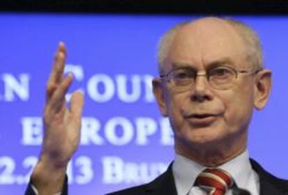 El presidente del Consejo Europeo, Herman Van Rompuy. 