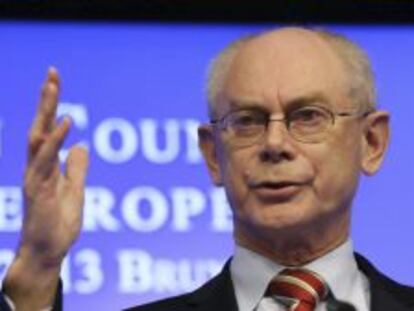 El presidente del Consejo Europeo, Herman Van Rompuy. 