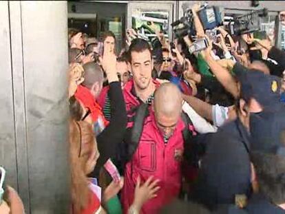 El Barça desata la locura en Barajas