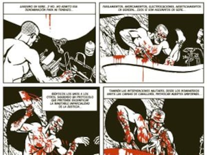 Viñetas facilitadas por la editorial Norma de 'Yo, asesino', ideado por Antonio Altarriba.