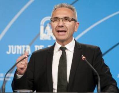 El portavoz del Ejecutivo andaluz, Miguel Ángel Vázquez.