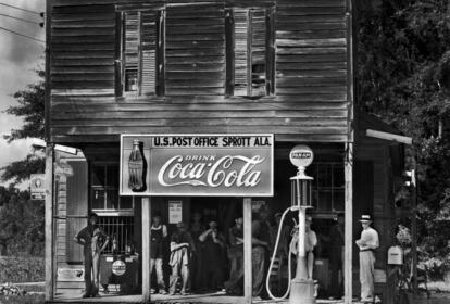 Almacén de un cruce de caminos en Alabama, año 1936.