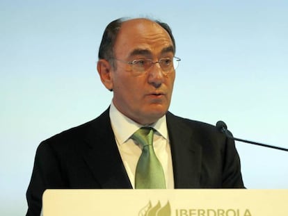 El presidente de Iberdrola, Ignacio Sánchez Galán. 