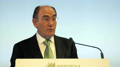 El presidente de Iberdrola, Ignacio Sánchez Galán. 