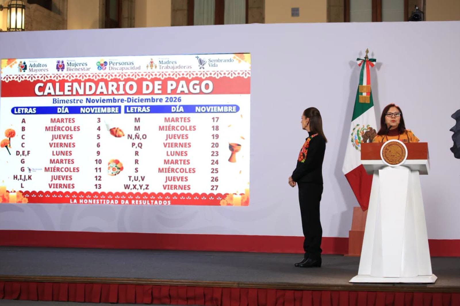 Calendario de pagos de la Pensión Bienestar en noviembre de 2026: fechas y montos