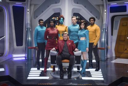 &#039;Tripulaci&oacute;n&#039; del USS Callister, de la serie Black Mirror