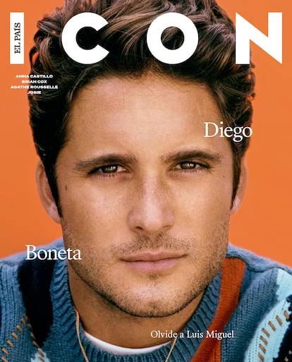 Diego Boneta en la portada de ICON de noviembre vestido con un jersey Hermès y fotografiado por Santi de La Hita.