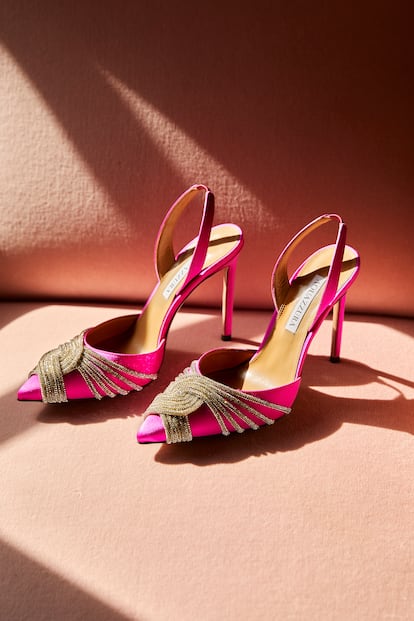 Shoes from Aquazzura’s latest collection.