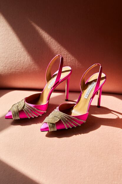 Shoes from Aquazzura’s latest collection.