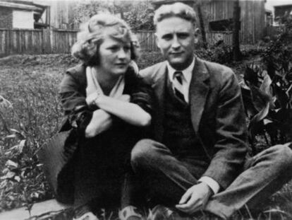 Fitzgerald junto a su mujer, Zelda Sayre.