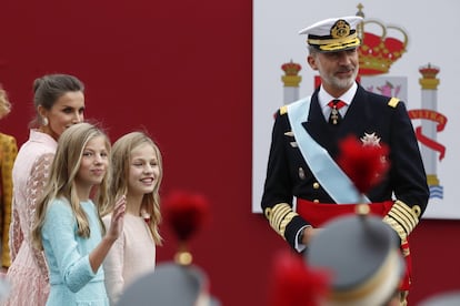 Leonor, como heredera, ocupó un lugar a la derecha de su padre. En los próximos días hará su debut en los premios que llevan su nombre.