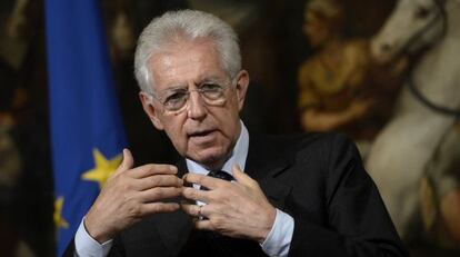 El primer ministro italiano, Mario Monti.