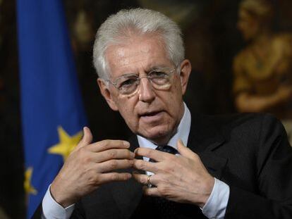 El primer ministro italiano, Mario Monti.