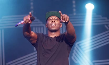 Dizzee Rascal, ayer en el FIB.