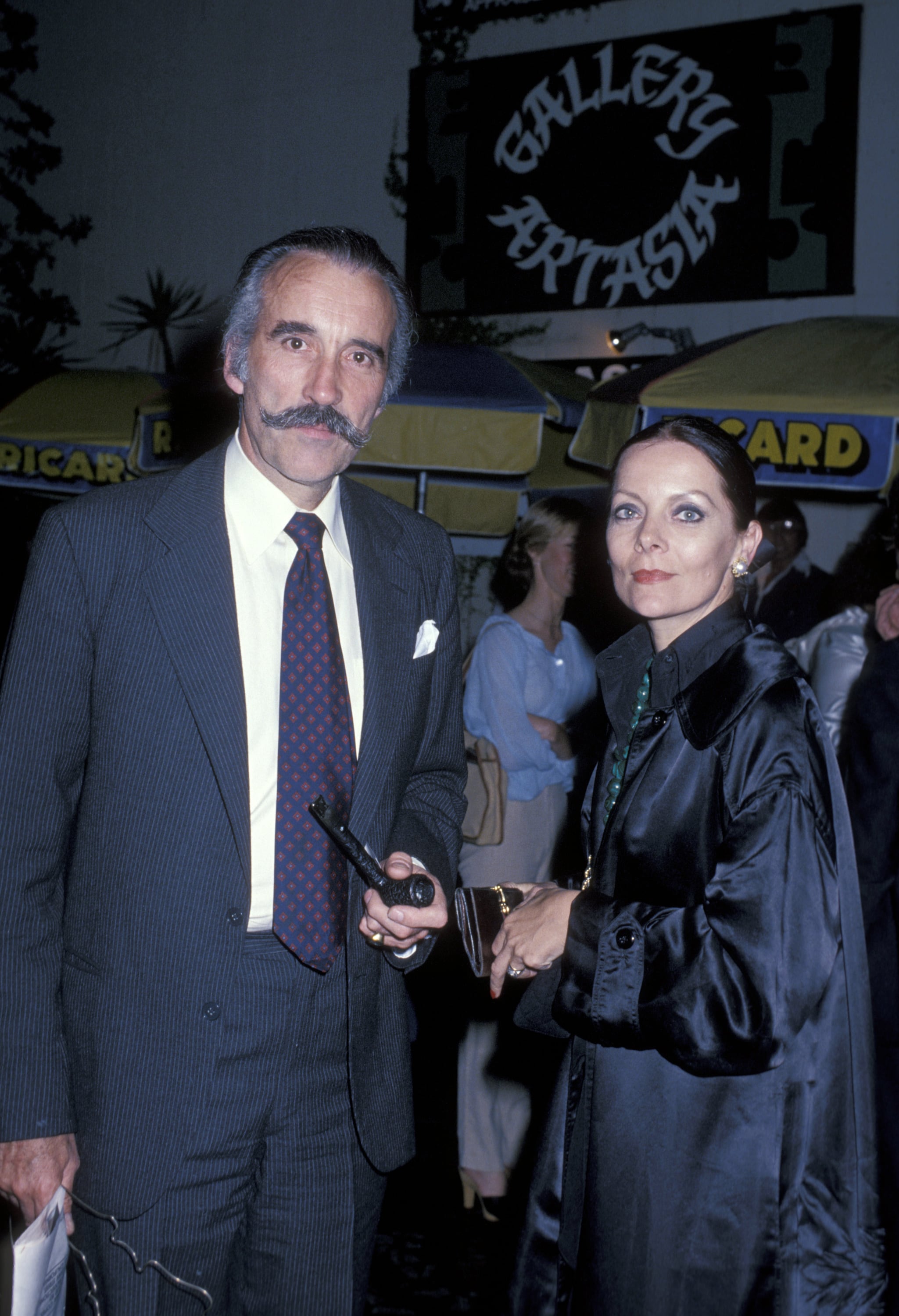 Christopher y su esposa Birgit Lee en 1978.