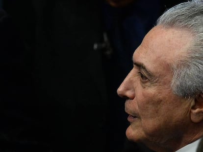 Michel Temer, ao tomar posse nesta quarta.