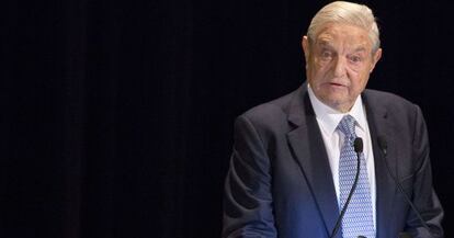 George Soros en una conferencia celebrada en Nueva York en noviembre de 2013