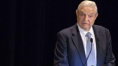 George Soros en una conferencia celebrada en Nueva York en noviembre de 2013