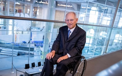 Wolfgang Schäuble, en el Reichstag, Berlín, el 23 de julio de 2021.